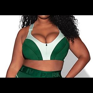 IVY PARK MEDIUM SUPPORT ZIP BRA (PLUS SIZE)